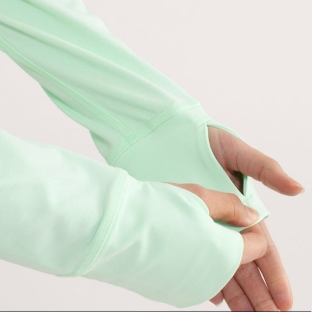 Lululemon Mint Green Beach Runner Full Zip Jacket - Picture 2 of 4